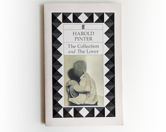 Harold Pinter - The Collection and The Lover - reproducir libro de bolsillo vintage - 1991