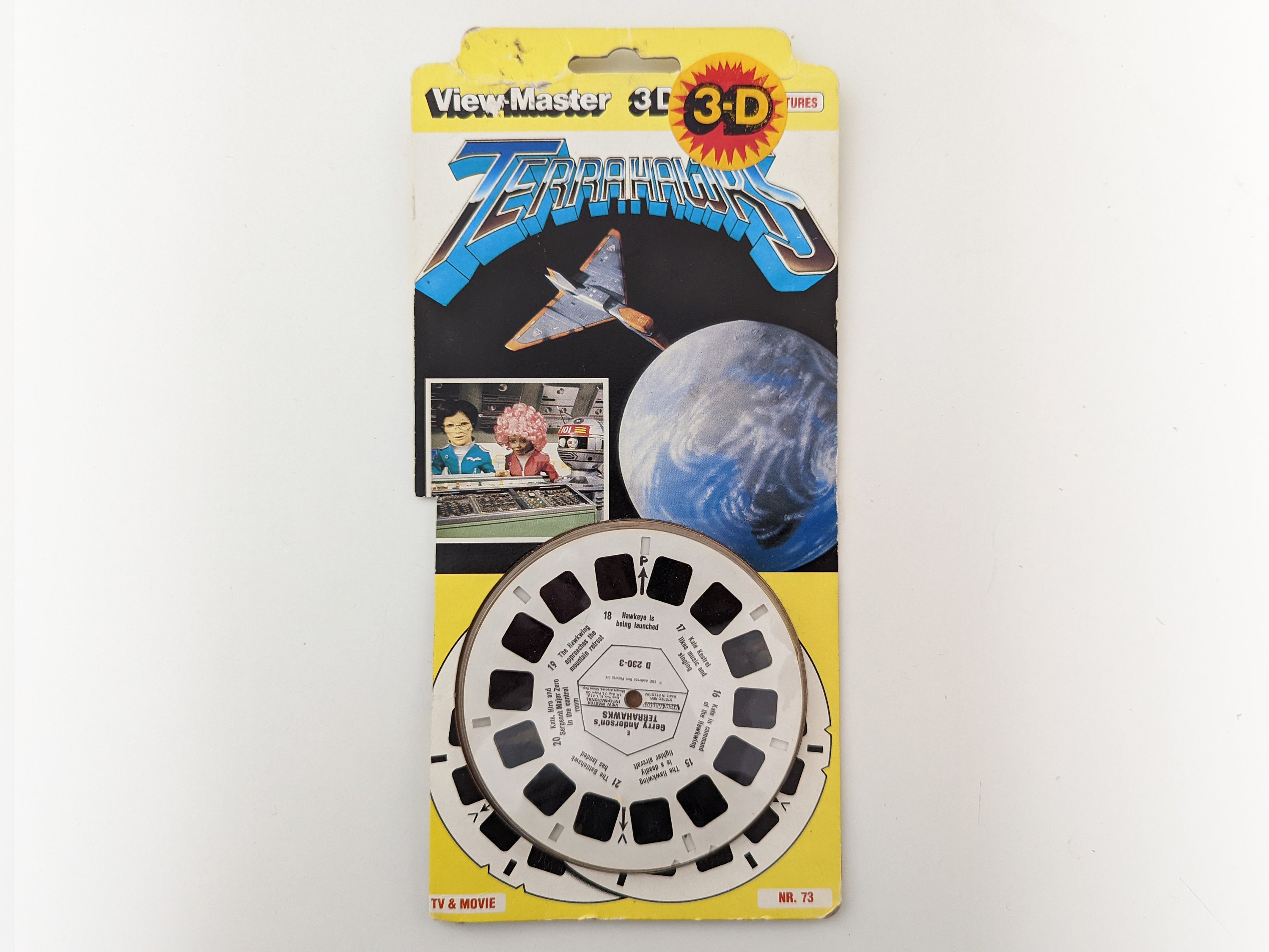 Viewmaster Terrahawks 3 Reels in Packet Vintage Toys Stereoscope 1983 -   Denmark