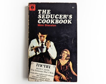 Mimi Sheraton - The Seducer's Cookbook - cult vintage paperback book - 1963