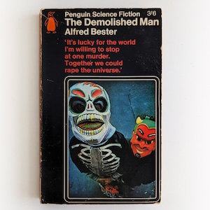 Alfred Bester - The Demolished Man - Penguin science fiction vintage paperback book - 1966