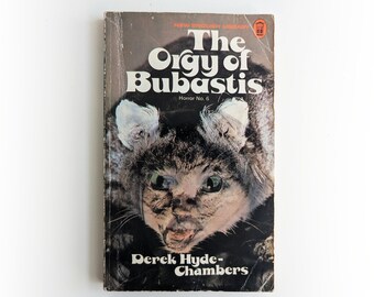 Derek Hyde Chambers - La orgía de Bubastis - Libro de bolsillo vintage de terror NEL - 1974