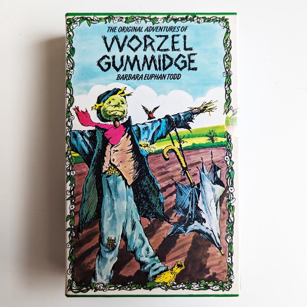 Barbara Euphan Todd - The Original Adventures of Worzel Gummidge -  Puffin kids fiction vintage paperback book box set - 1980