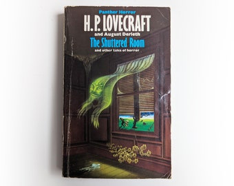 HP Lovecraft - The Shuttered Room and Other Tales of Horror - Livre de poche vintage horreur Panther - 1973