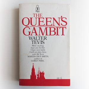 Walter Tevis - The Queen&#39;s Gambit - Pan thriller vintage paperback book - 1984