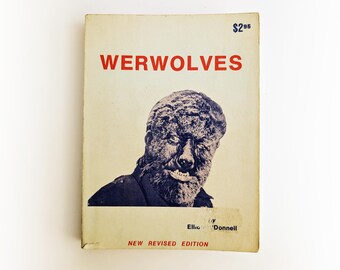 Elliott O'Donnell - Hombres lobo (Hombres lobo) - libro vintage de terror, ocultismo, de bolsillo, 1972
