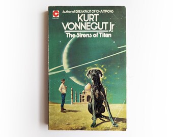 Kurt Vonnegut - The Sirens of Titan - Corgi sciencefiction vintage paperbackboek - 1975