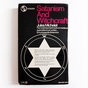Jules Michelet - Satanism and Witchcraft - horror occult vintage paperback book - 1970 image 2
