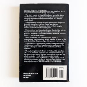 Andrew Collins - Den svarte alkemisten - ockult vintage pocketbok - 1988 bild 2