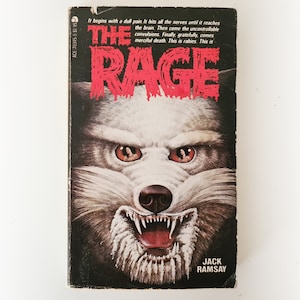 Jack Ramsay - The Rage - Rabies horror vintage paperback book - 1978