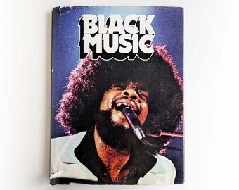 Various - Black Music - jazz soul funk music vintage hardback book - 1974