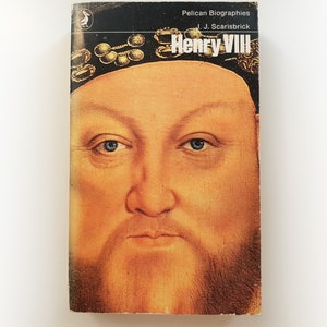Pelikan książki-Henry VIII-JJ Scarisbrick Vintage miękka książki-1971