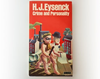 HJ Eysenck - Crime and Personality - vintage paperback book - 1977