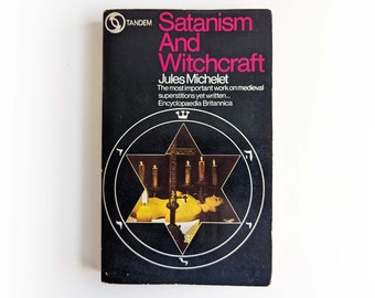 Jules Michelet - Satanism and Witchcraft - horror occult vintage paperback book - 1970