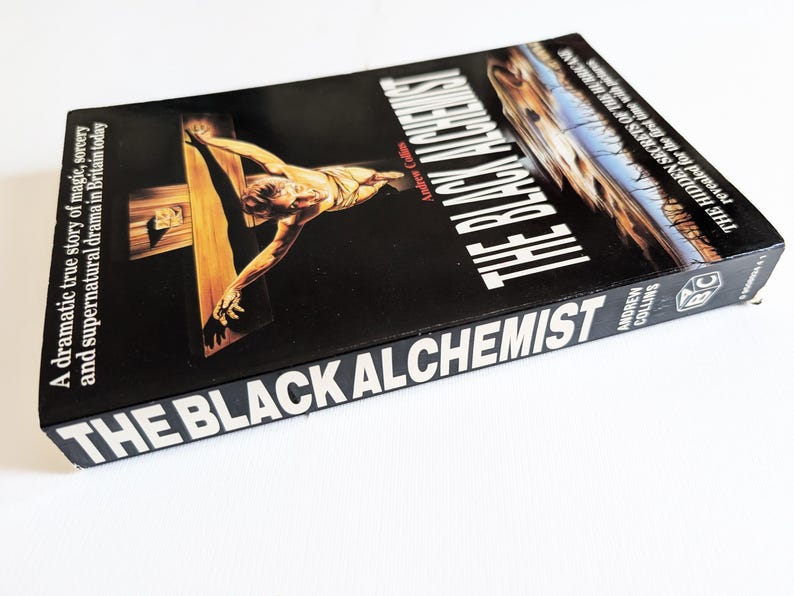 Andrew Collins - Den svarte alkemisten - ockult vintage pocketbok - 1988 bild 3