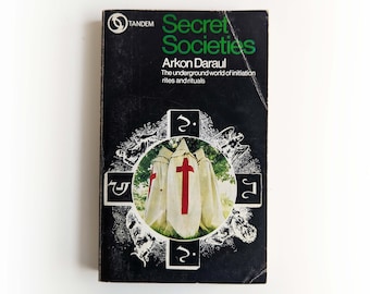 Arkon Daraul - Secret Societies - witchcraft horror occult vintage paperback book - 1969