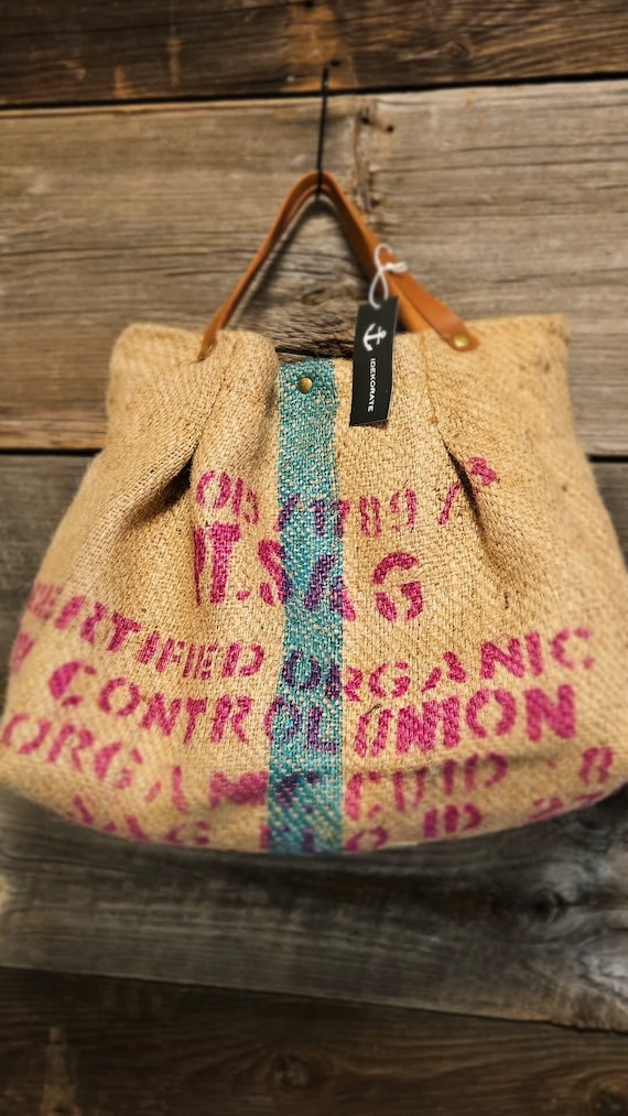 Upcycled Burlap Bag
