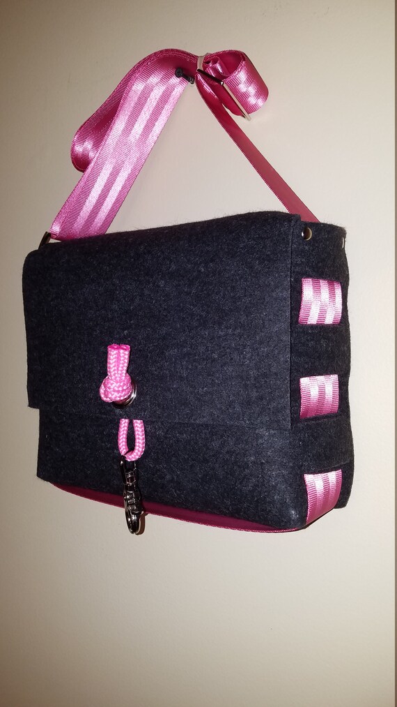Merino Wool Felt Shoulder Bag / Crossbody  Bag