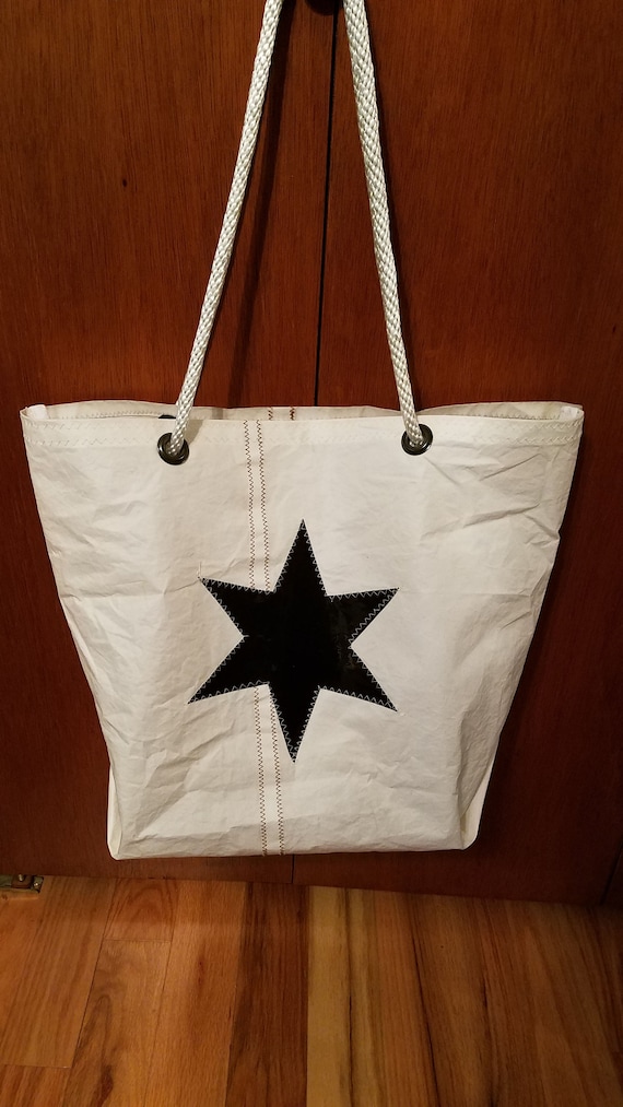 Large Recycled Sailcloth Tote, Beach Tote