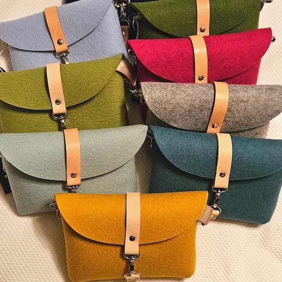 Best Selling, Merino Wool, Crossbody Bag. Many Colors