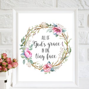 All Of Gods Grace In One Tiny Face Toddler T-Shirt