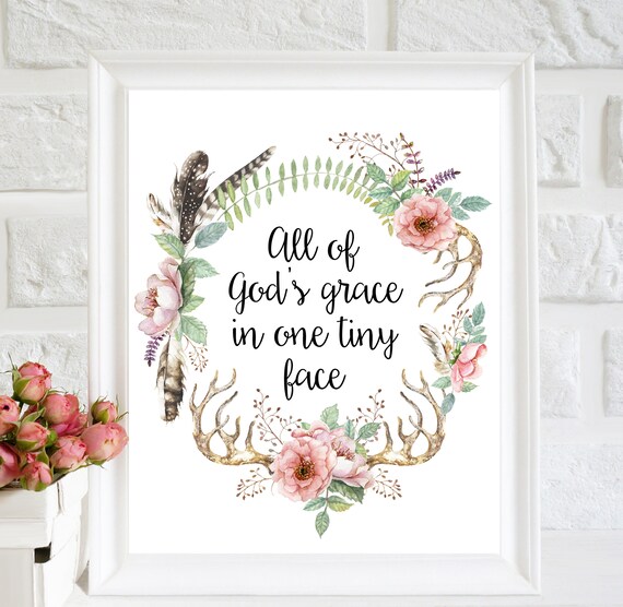 Tous Les Grace De Dieu De La Dans Une Minuscule Face Etsy France