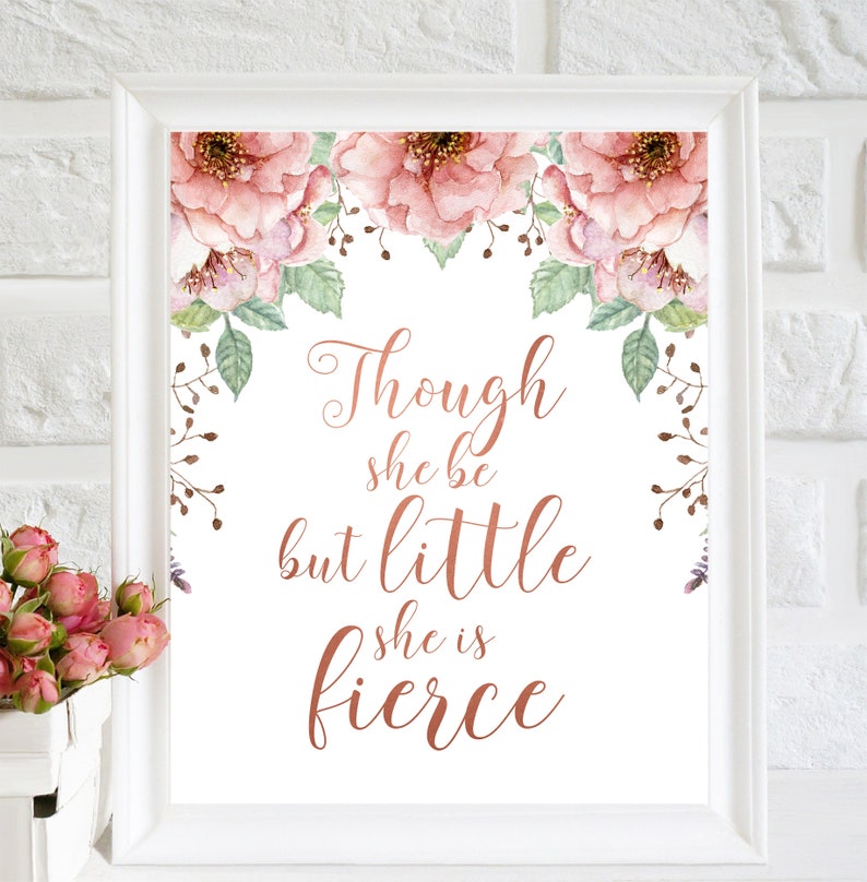 Set of 3 for Girl Prints Nursery Quote Wall Decor Baby Shower Etsy