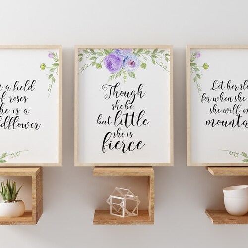 Girl Nursery Prints Sweet Girl Printable Quote Nursery Wall Etsy