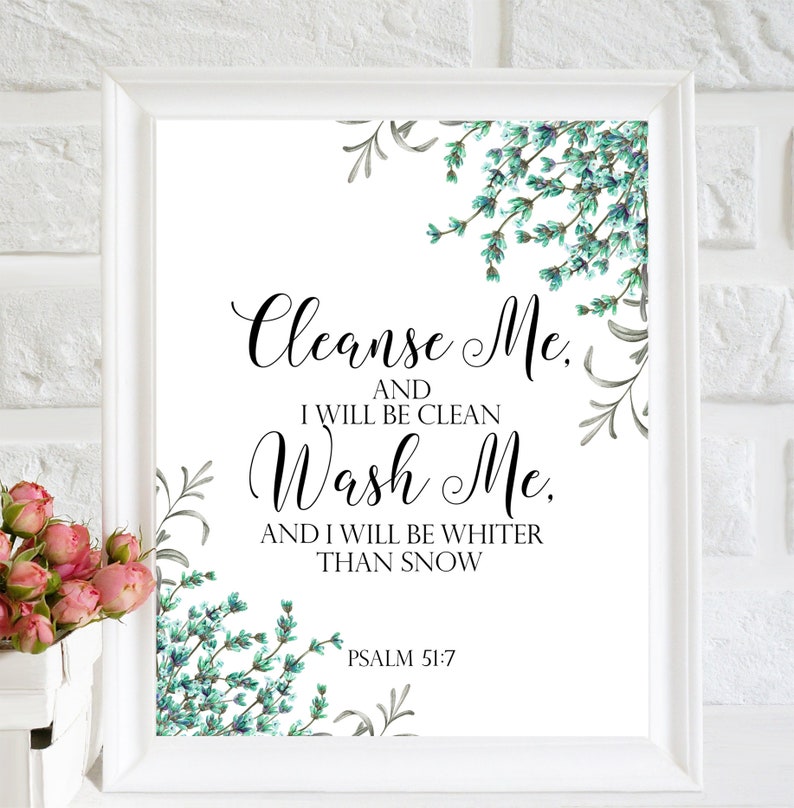 Cleanse me
