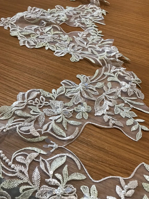 Tissu GAYCHUN fleur fleur fleur 3D broderie dentelle robe de mariée Ivoire 42a6e4 Tissu GAYCHUN fleur fleur fleur 3D broderie dentelle robe de mariée Ivoire 42a6e4
