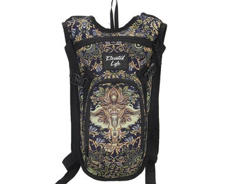 Royal Elephant - Mini Pack Hydration Pack - 2L Water Bladder Included - Perfect for music festivals & RAVES!