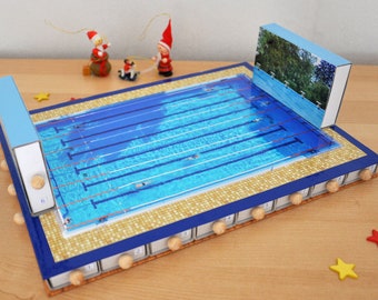 Adventskalender - Schwimmen - Sport - zum selbst befüllen für Kinder und Erwachsene