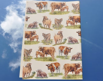 Kühe Kuh - Geschenkpapier Tiere (GP:6,29Euro/Quadratmeter)