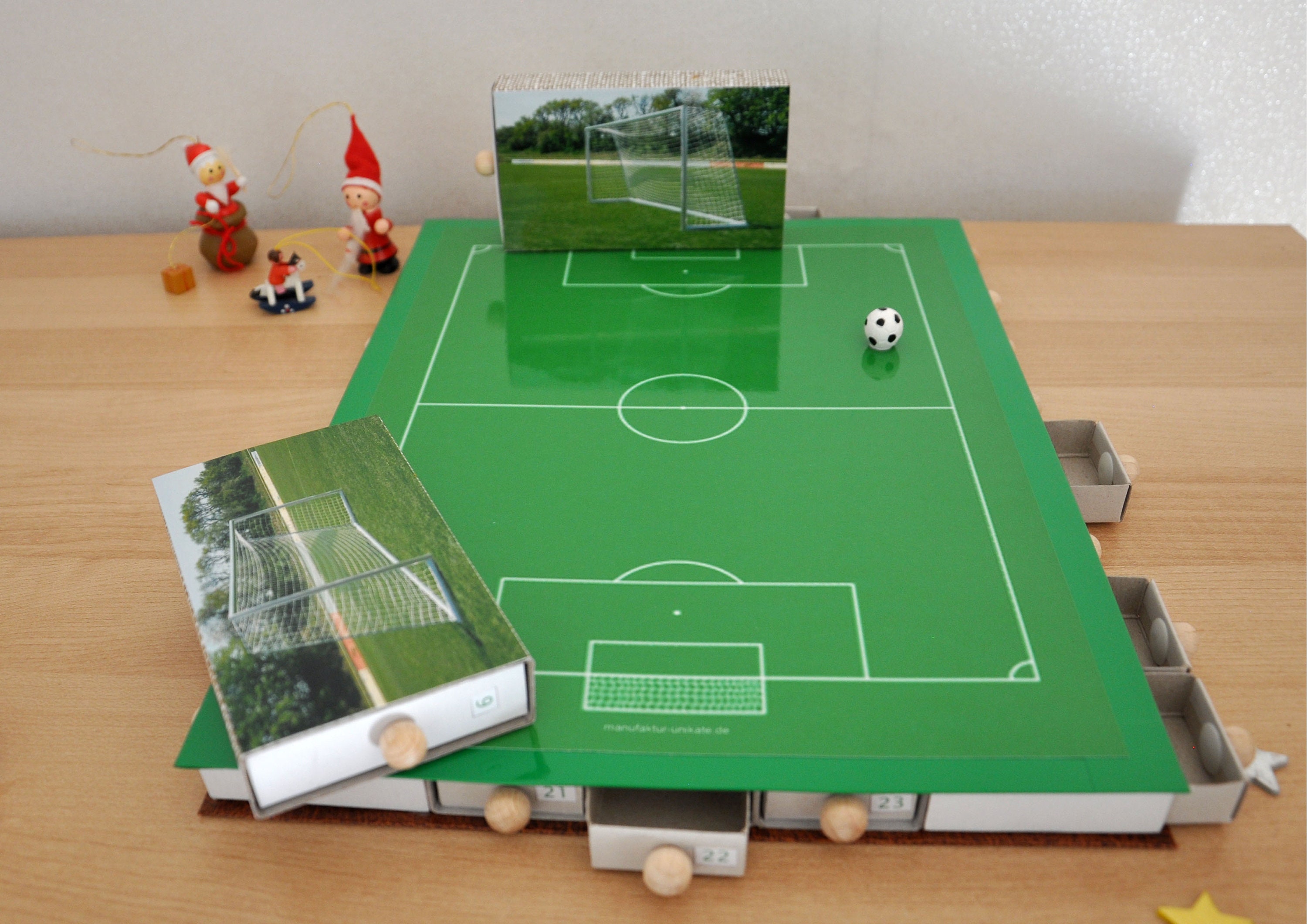 Advent Calendar Football Football Field Sport to Fill Etsy