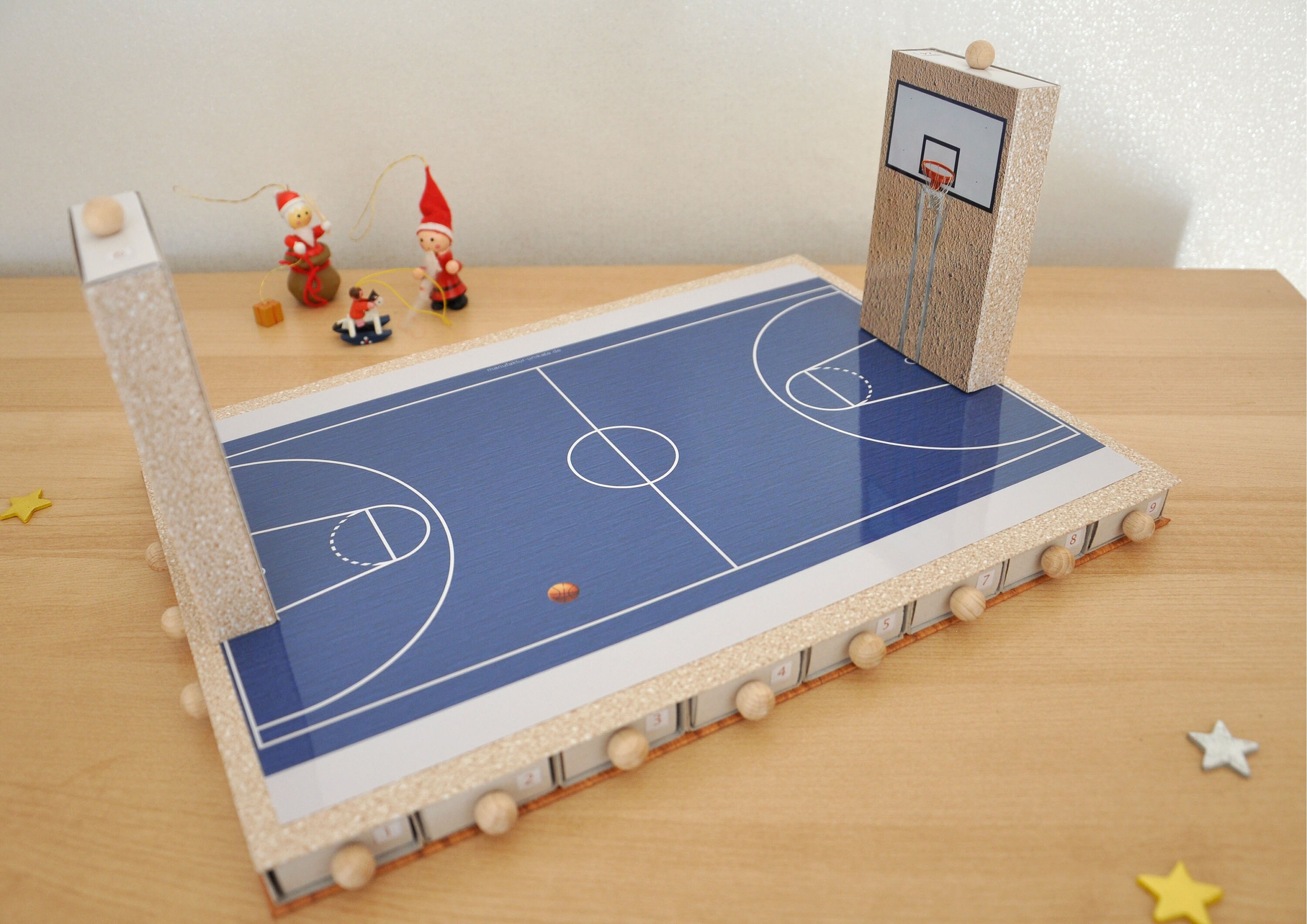 Adventskalender Basketball Basketballfeld Sport Zum - Etsy