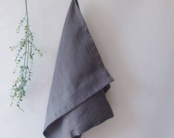 Large Linen towel blue color, Bathroom towel ,Sauna towel ,accessories Soft towel Linen home