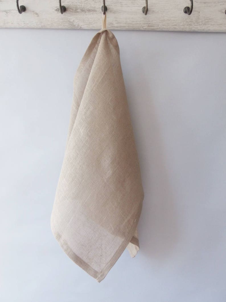 100/% LINEN hand TOWELS with loop kitchen towels with loop