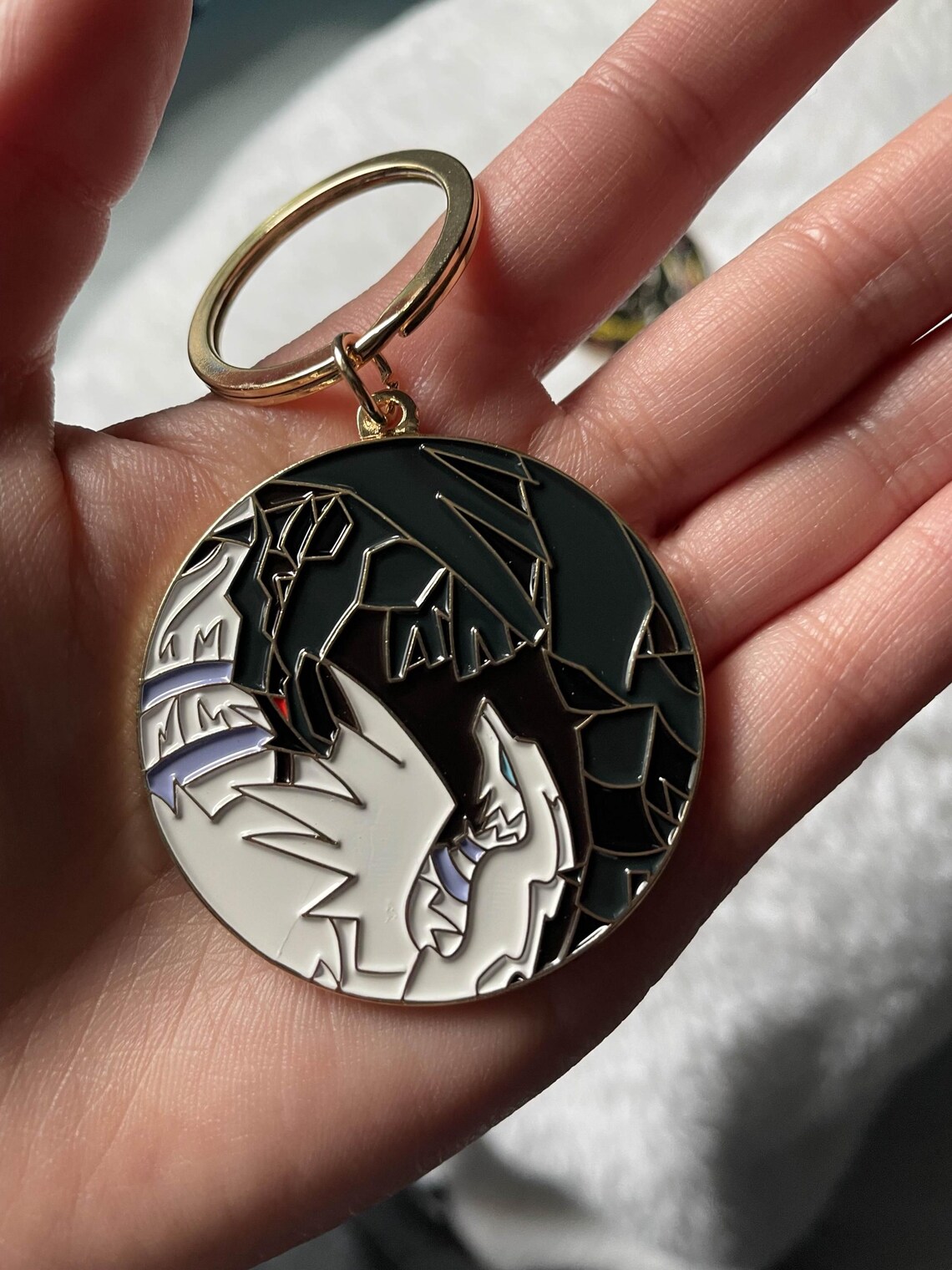 Pokemon Rhyperior Keychain Legendary Pokemon Enamel Keychains - Etsy