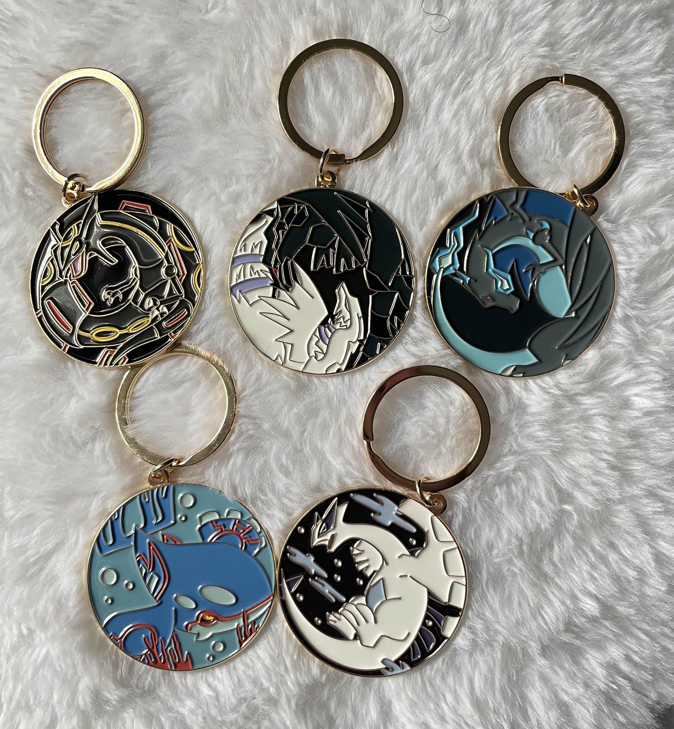Legendary Pokemon Enamel Keychains - Etsy