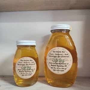 Spring Honey Raw Honey Sweetener Tea Coffee Natural Candy