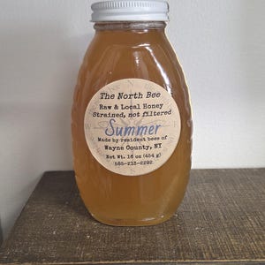 SUMMER Honey Wildflower and Clover Sweet Raw Honey Sweetener Tea Coffee Natural Candy