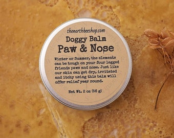 Paw and Nose balm, doggie balm, cracked paws, balm for dogs