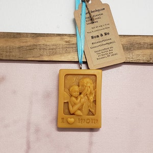 Beeswax Ornament: &quot;Mom & Me&quot; Keepsake, Mother and Child