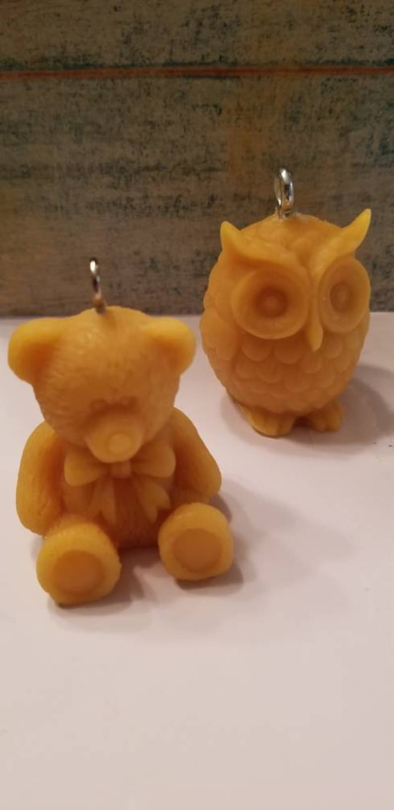 Beeswax keepsake Teddy Bear Ornament child's ornament bear Etsy