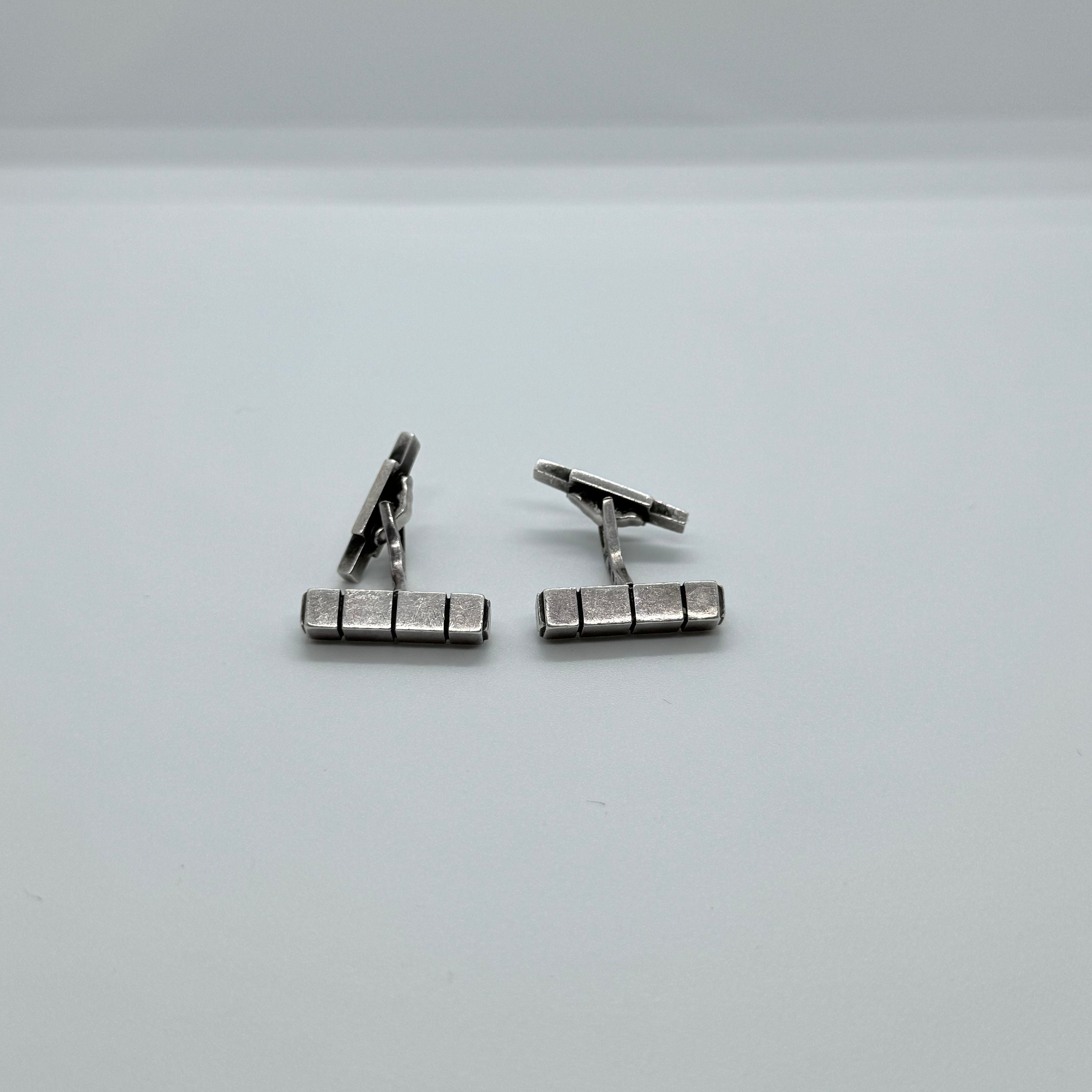 GEORG JENSEN Sterling Silver Cufflinks # 64. Designed by Henry