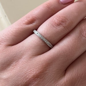 Julie Sandlau sterling silver ring with zircon