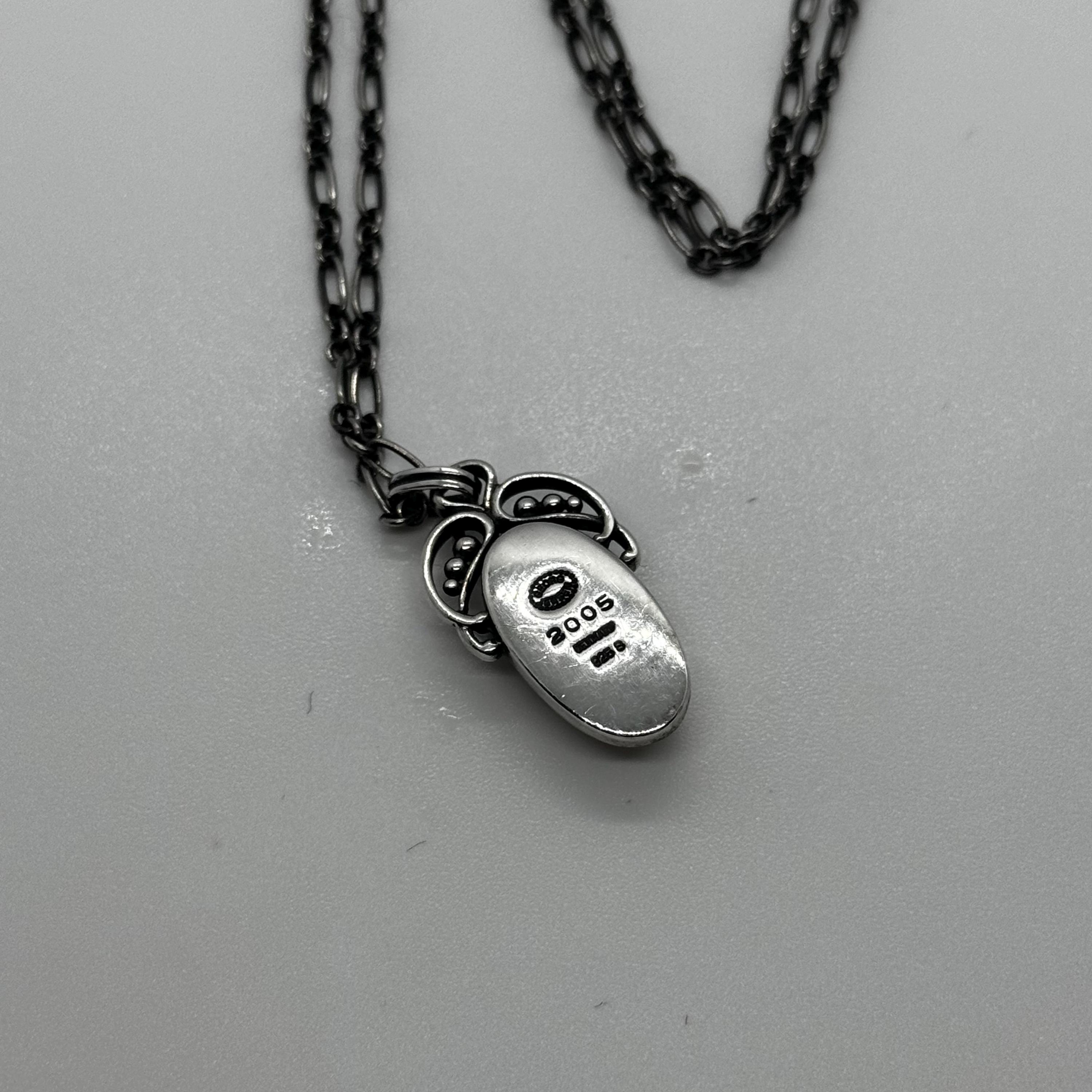 ジョージ ジェンセン ネックレス 2005年 ペンダント シルバー 45 cm