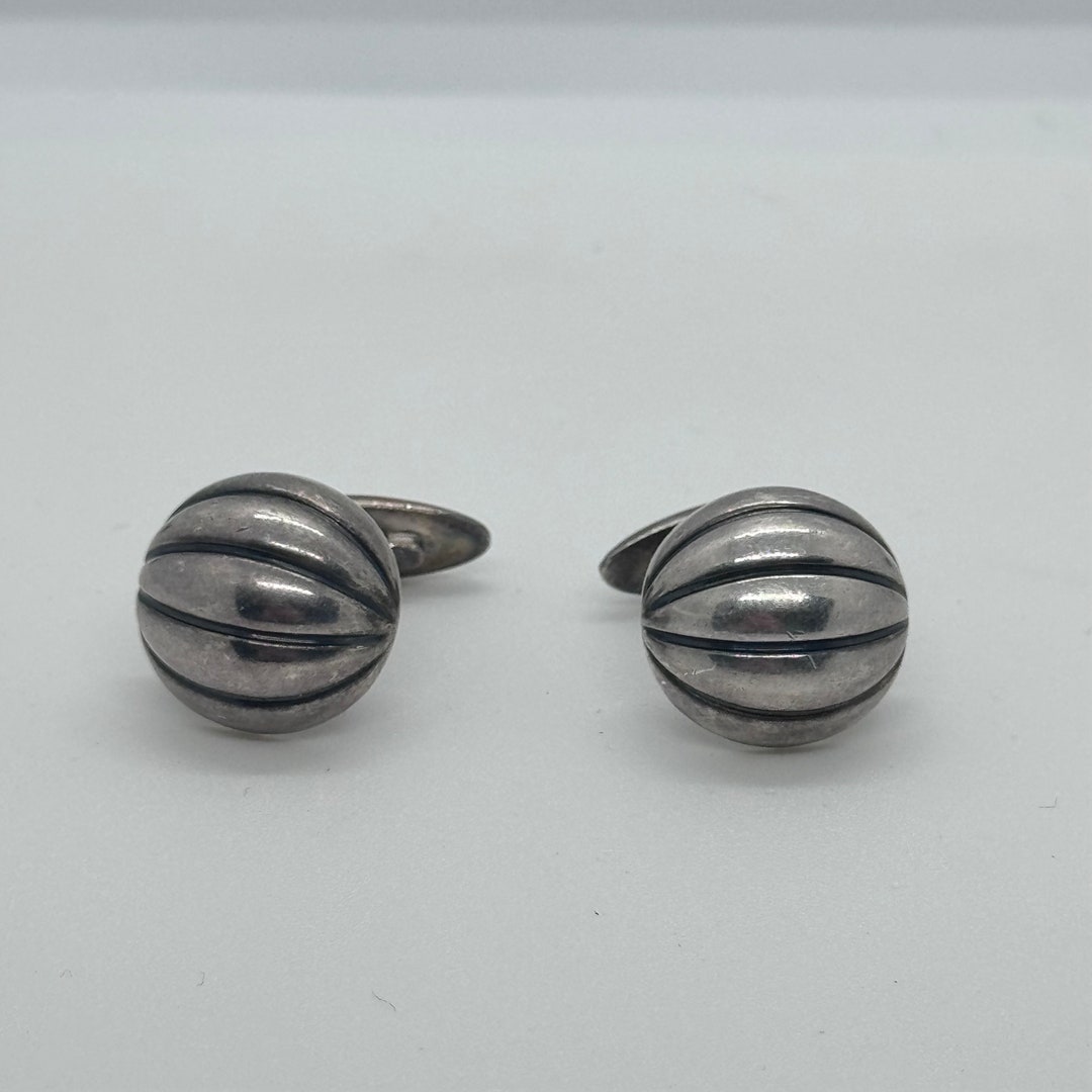  　カフス　344　ボール　シルバー　925 ジョージ ジェンセン スターリングシルバー 925 カフスボタン