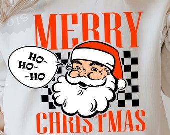レトロサンタSVG。メリークリスマスSVG、ヴィンテージサンタクロースSVG。メリークリスマスサンタSVG、レトロクリスマスSVG、クリスマスSVG、カットファイル