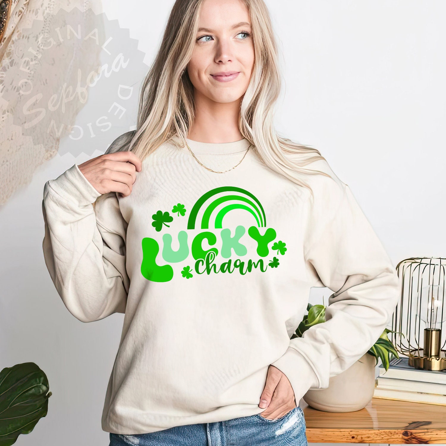 Lucky Charm Svg. Rainbow Lucky Svg for Cricut, Png Sublimation Printing ...