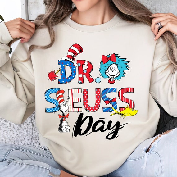 Dr. Seuss day svg png for sublimation printing. Dr. Seuss svg design digital download. Read across America, happy birthday dr seuss svg